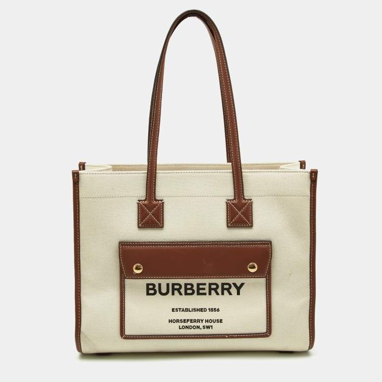 Burberry Medium London Tote Bag Beige