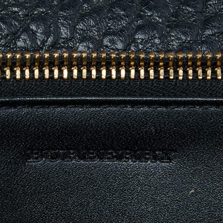 Pre Owned Burberry Black Leather Madison Crossbody Bag