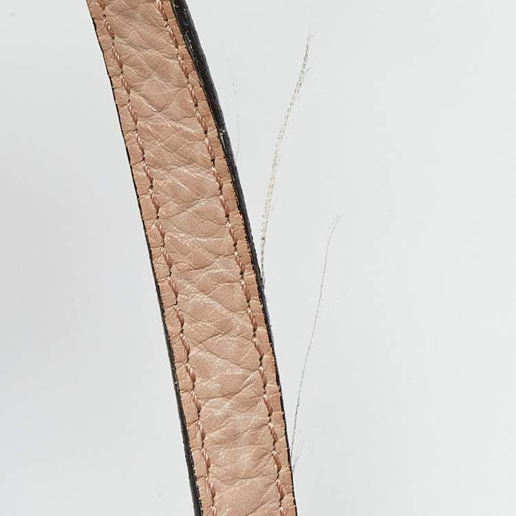 Pre Owned Burberry Beige Leather Medium Dewsbury Tote 