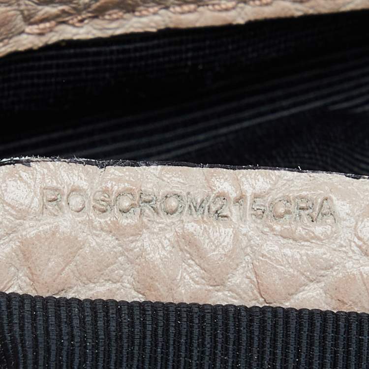 Pre Owned Burberry Beige Leather Medium Dewsbury Tote 