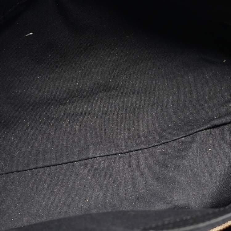 Pre Owned Burberry Black Leather Small Canterbury Tote