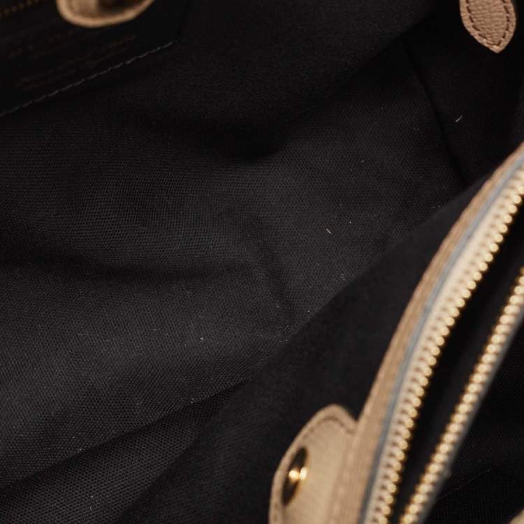 Pre Owned Burberry Multicolor Snakeskin, Leather and House Check Canvas Medium Beasts Banner Tote