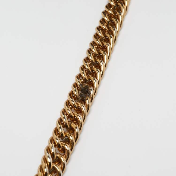 Pre Owned Burberry Black/Beige 1983 Knight Check Fabric and Leather Link Bum Belt Bag