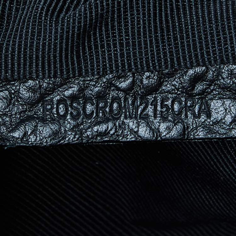 Pre Owned Burberry Black Leather Dewsbury Tote