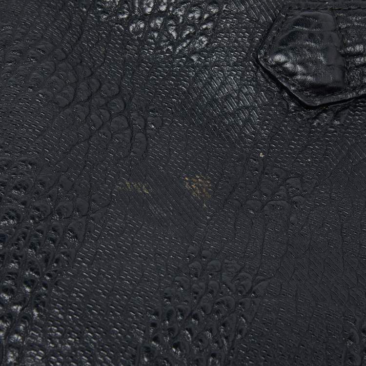 Pre Owned Burberry Black Leather Dewsbury Tote