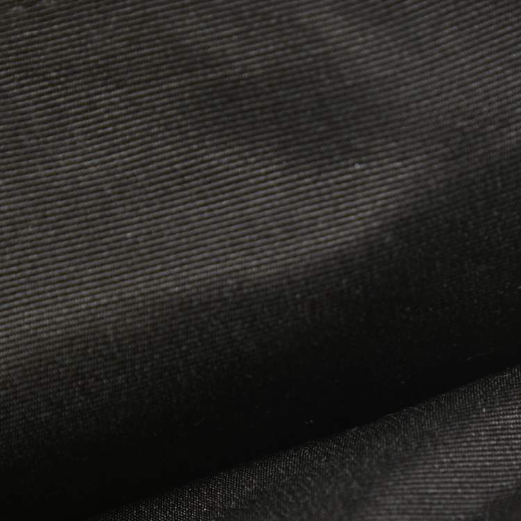 Pre Owned Burberry Black Check Coated Canvas Bifold Long Wallet