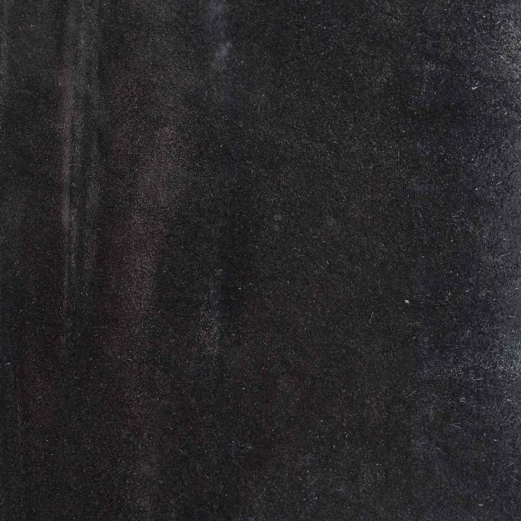 Pre Owned Burberry Black Grain Leather Heritage Crossbody Bag