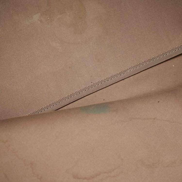 Pre Owned Burberry Beige/Blue Nova Check PVC and Patent Leather Shopper Tote