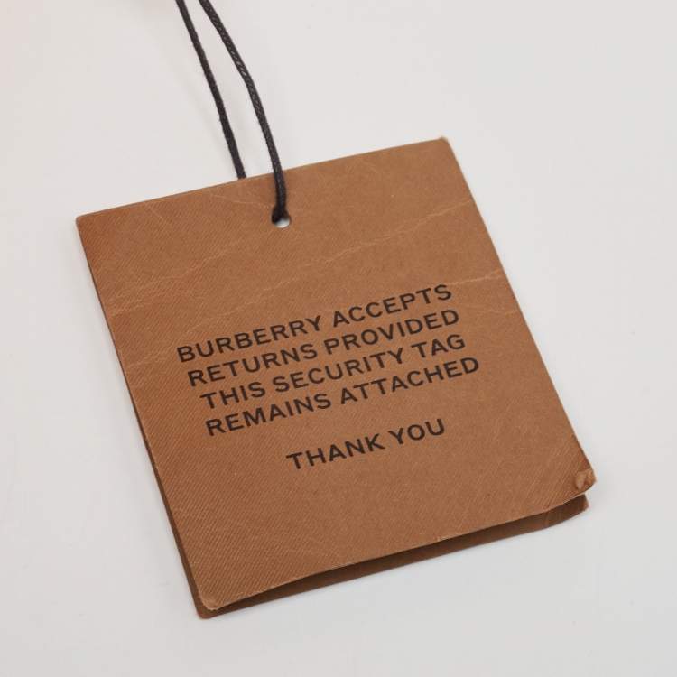 Pre Owned Burberry Orange Leather Small Olympia Bumbag