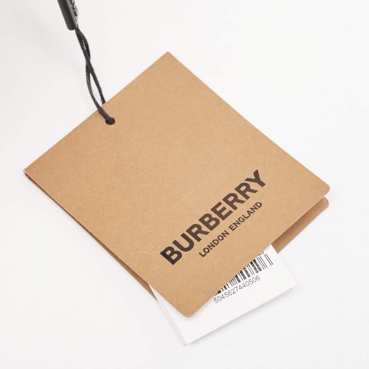 Pre Owned Burberry Beige Satin Studded Olympia Clutch