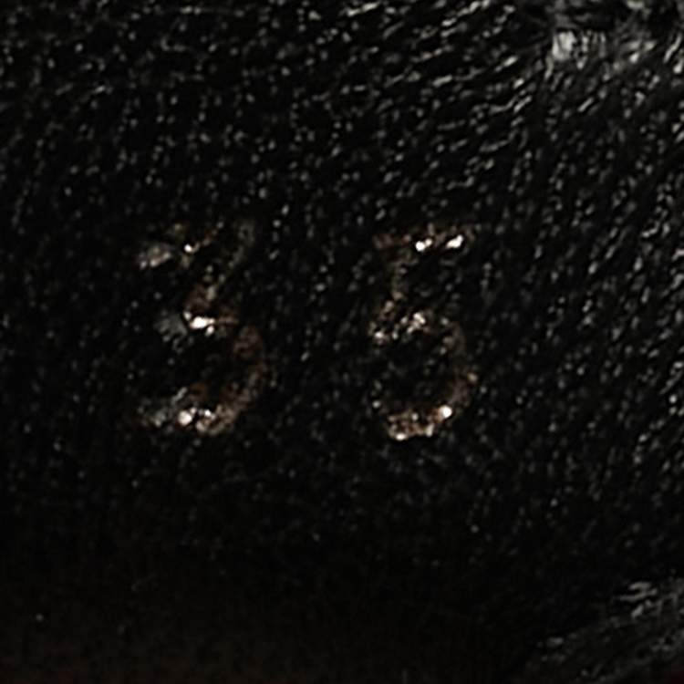 Pre Owned Burberry Harbeton Size 35 Black Nubuck Leather Wedge Sandals