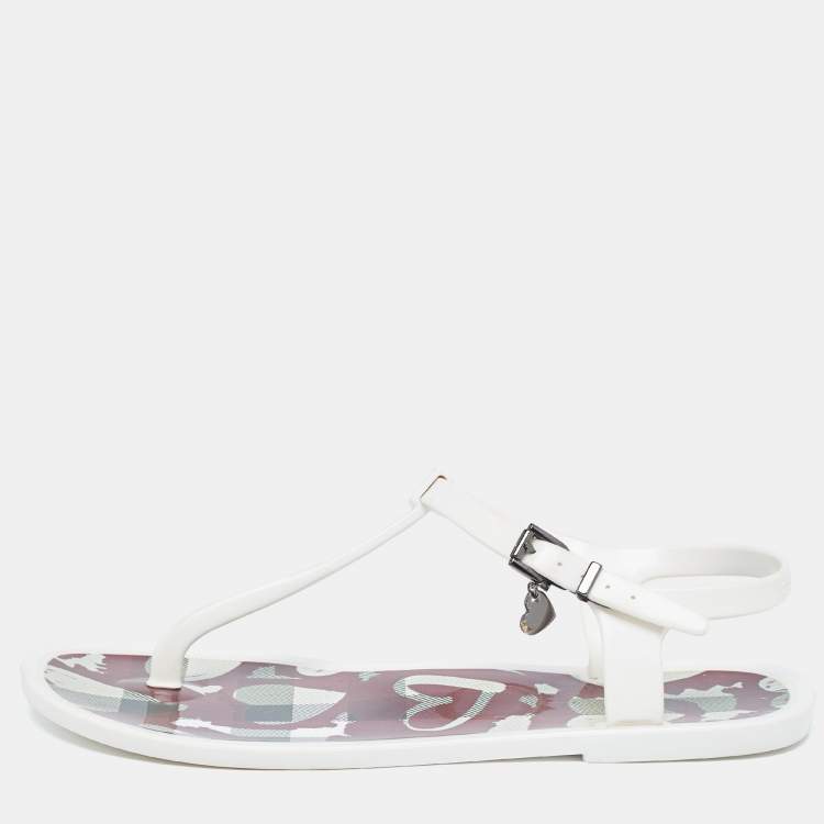 Burberry sale jelly sandals