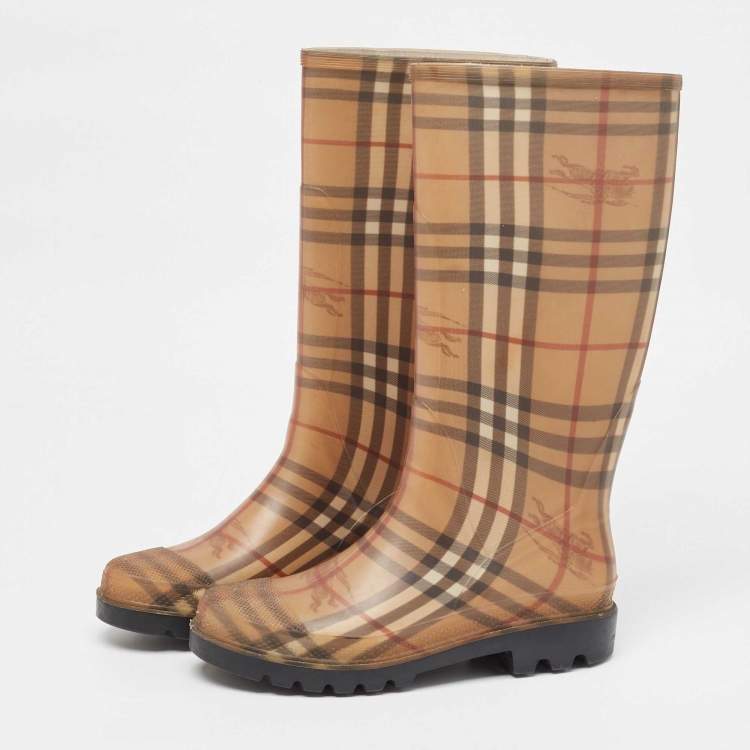 Burberry waterproof boots best sale