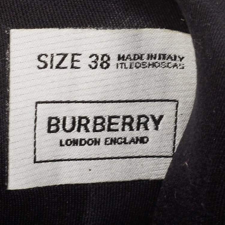 Pre Owned Burberry Red Nylon and Rubber Arthur Sneakers Size 38