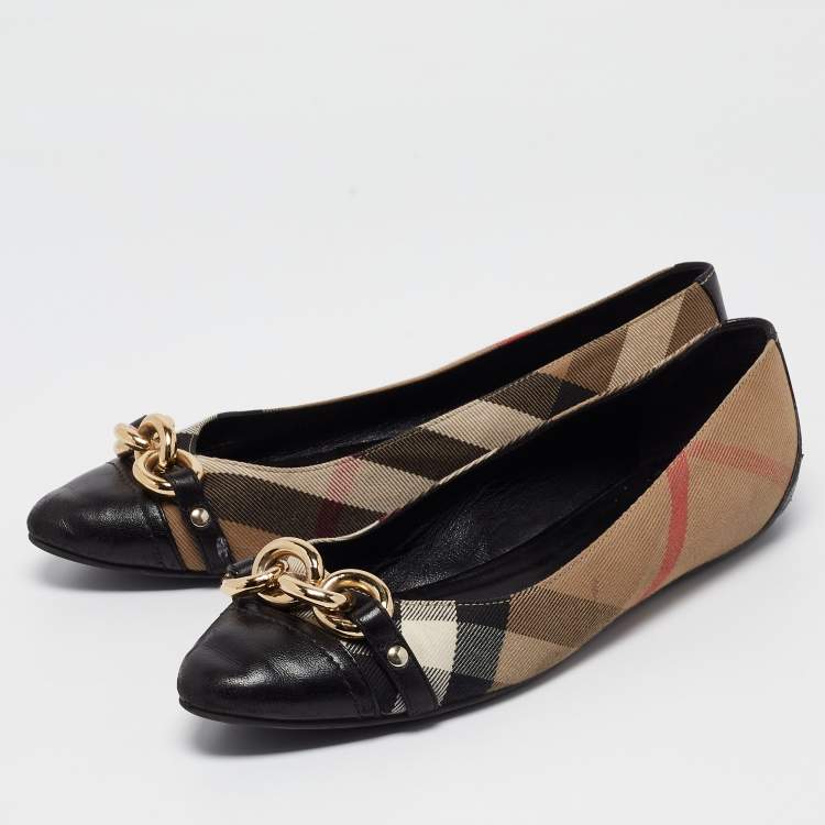 Burberry womens flats best sale