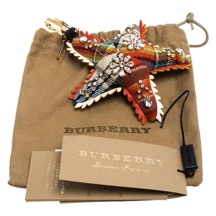 burberry purse charm