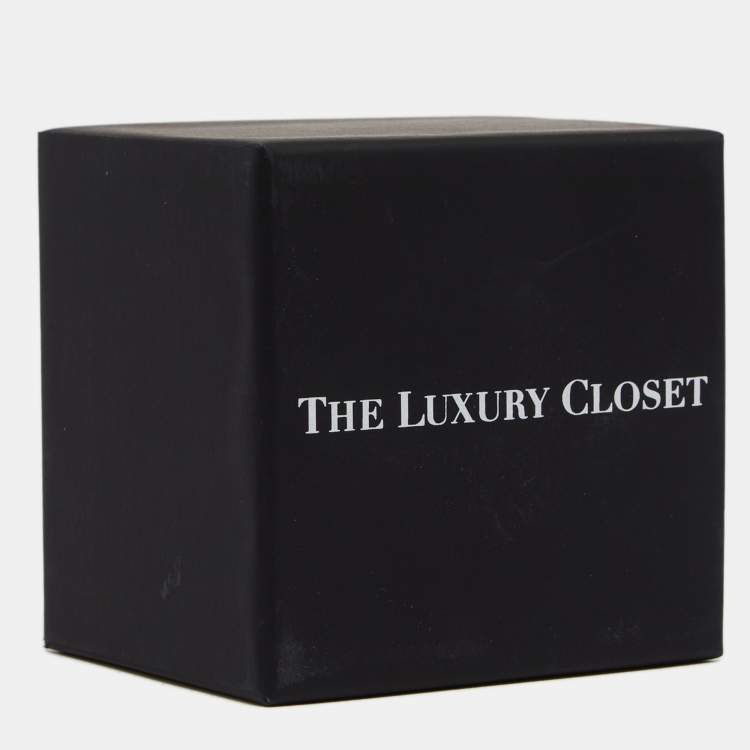 Pre Owned Burberry The City BU9109 Champagne Rose Gold Plated Stainless Steel Leather Women's Wristwatch 34 mm