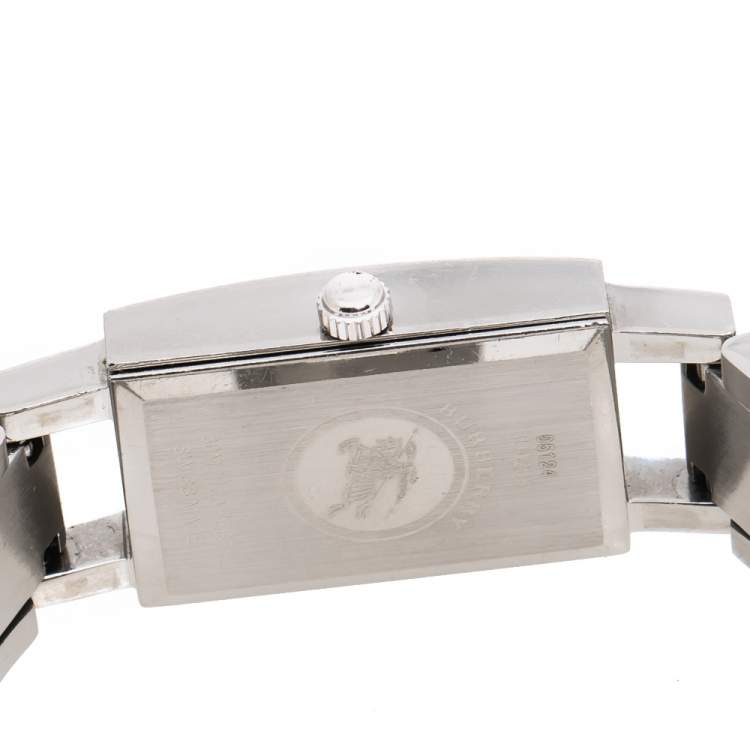 Pre Owned Burberry Beige Stainless Steel BU4208 Women's Wristwatch 16 mm
