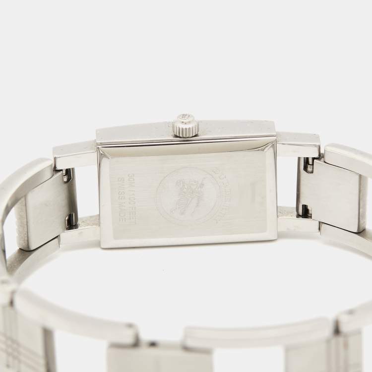 Pre Owned Burberry Black Stainless Steel BU4207 Women's Wristwatch 16 mm