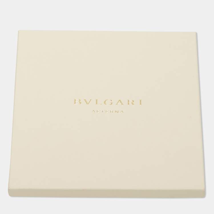 Pre Owned Bvlgari Pink Mythology Heritage Silk Scarf