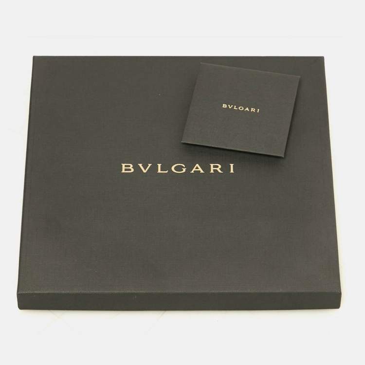 Pre Owned Bvlgari Black Serpenti Print Silk Scarf