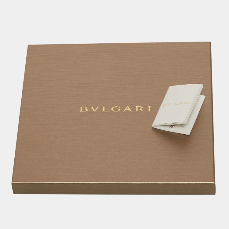 Pre Owned Bvlgari Grey Lettere Maxi Logomania Silk & Wool Stole 