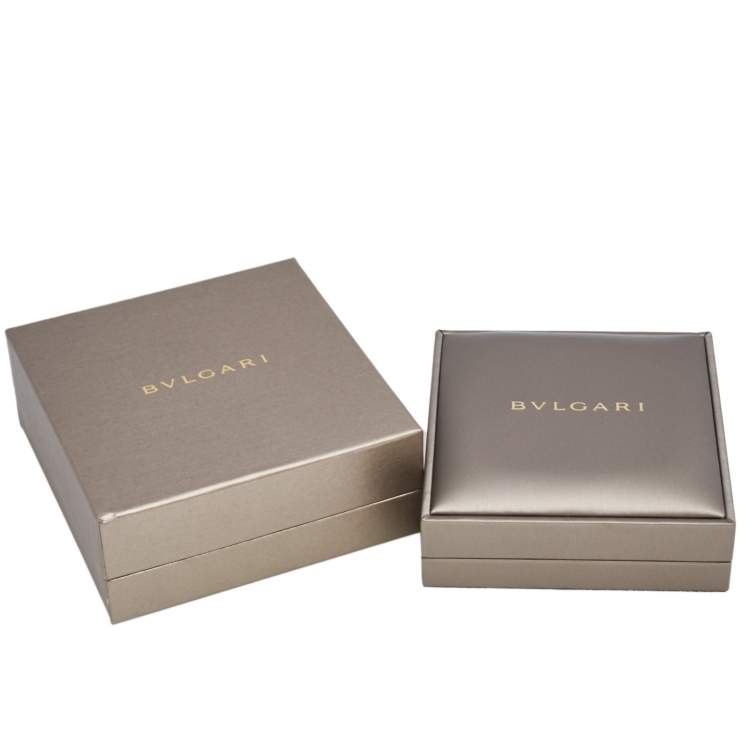 Pre Owned Bvlgari Divas' Dream Carnelian Diamond 18K Rose Gold Earrings