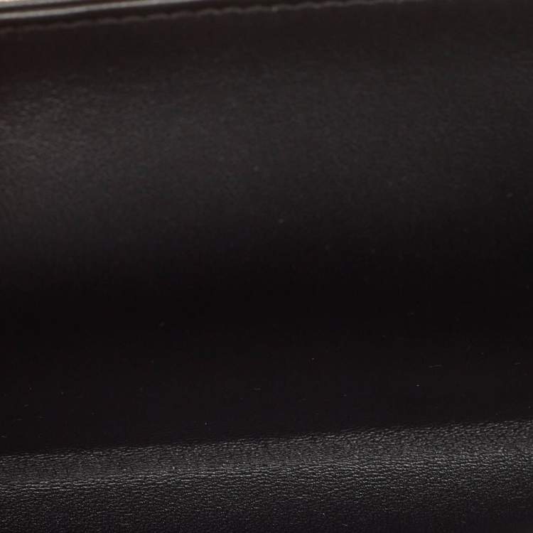 Pre Owned Bvlgari Gold Leather Cocktail Clutch