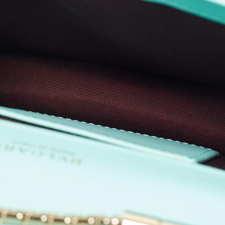 مملوكة مسبقًا Bvlgari Serpenti Forever Small Seafoam Green Leather Shoulder Bag