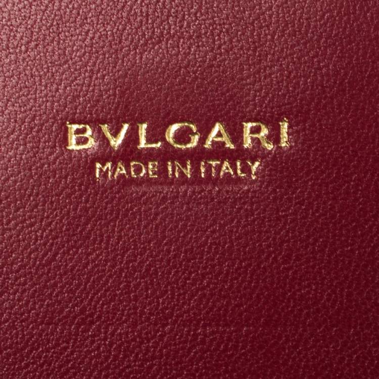 Pre Owned Bvlgari Beige Leather Logo Clip Continental Wallet