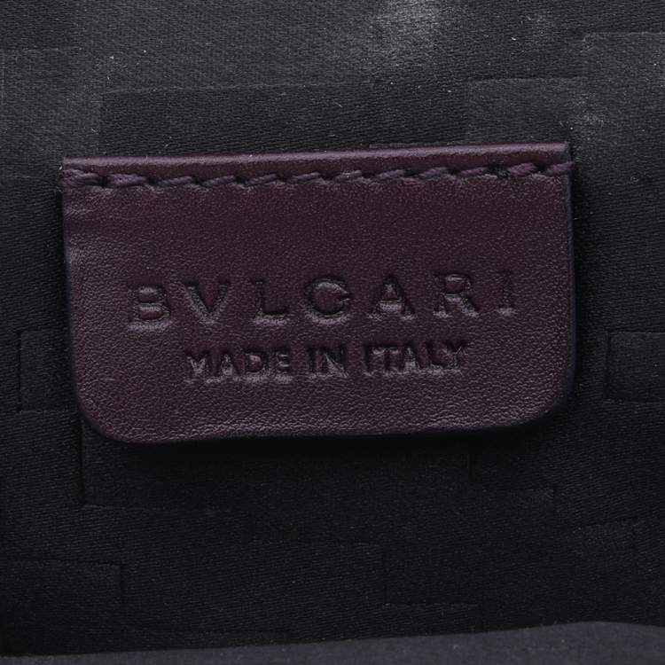 Pre Owned Bvlgari Multicolour Beaded Satin Clutch