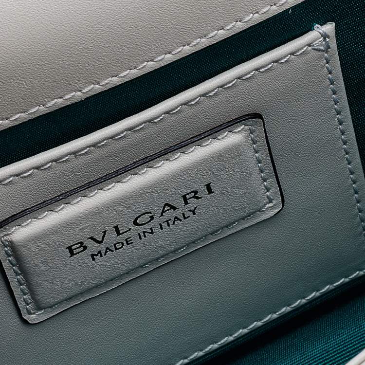 Pre Owned Bvlgari White Leather Serpenti Forever Shoulder Bag