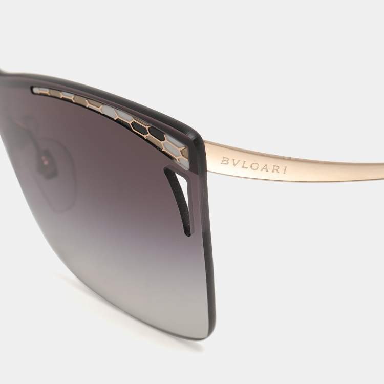 Pre Owned Bvlgari Black Gradient Serpenti BV6138 Sunglasses 