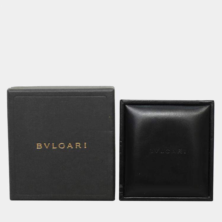 Pre Owned Bvlgari 18K White Gold Parentesi Clip On Earrings