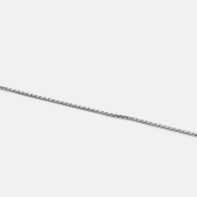 Pre Owned Bvlgari Save The Children Cermaic Sterling Silver Pendant Necklace