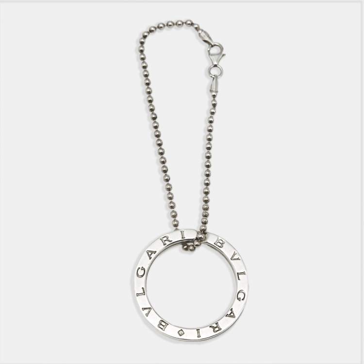 Pre Owned Bvlgari Bvlgari Silver 925 Keyring