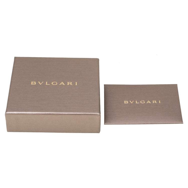 Pre Owned Bvlgari Green Enamel Sterling Silver Adjustable Cord Bracelet