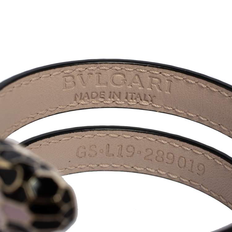 Pre Owned Bvlgari Serpenti Forever Rosa di Francia Multi-Coiled Rigid Cleopatra Bracelet