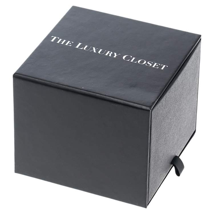 Pre Owned Bvlgari Serpenti Forever Navy Blue Python Leather Double Coiled Bracelet