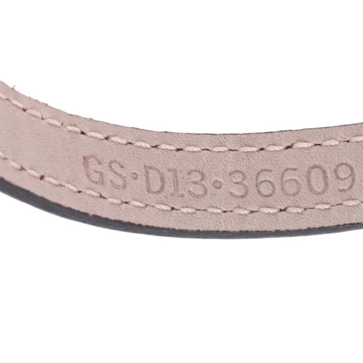 Pre Owned Bvlgari Serpenti Forever Red Leather Gold Plated Double Wrap Bracelet