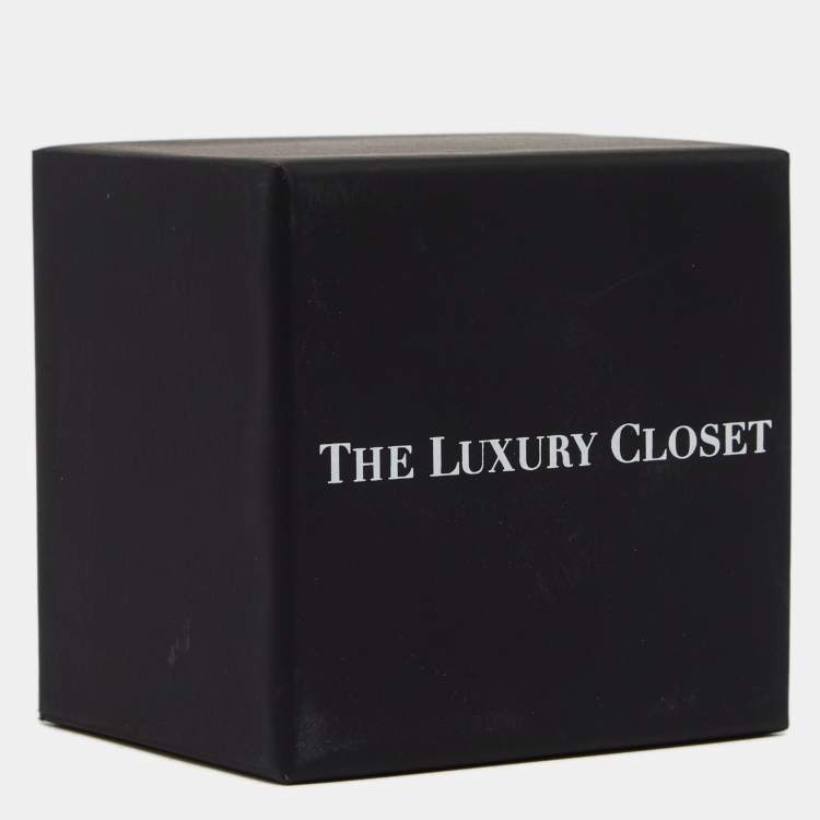 Pre Owned Bvlgari Black Leather Gold Tone Double Coiled Wrap Bracelet