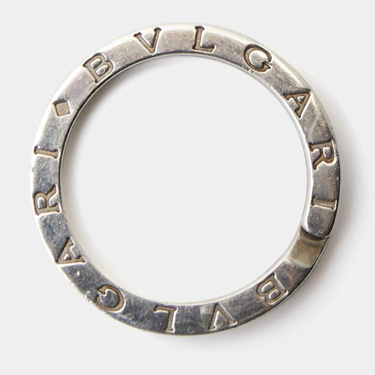 Pre Owned Bvlgari Bvlgari Sterling Silver Key Ring