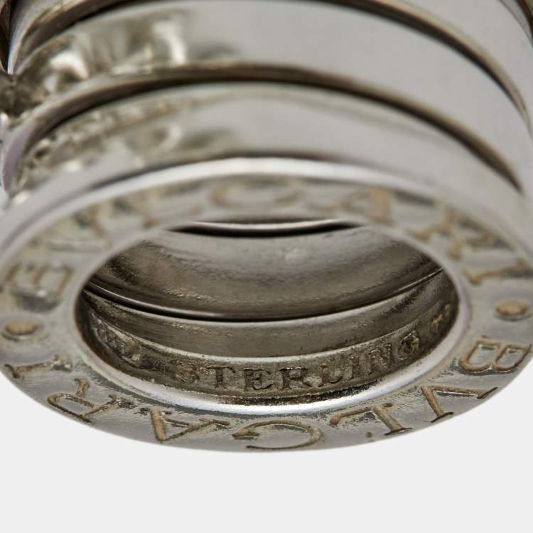 Pre Owned Bvlgari B.Zero1 Sterling Silver Key Chain