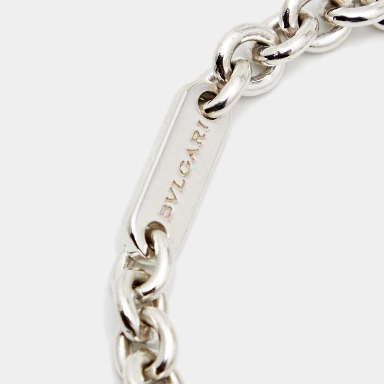 Pre Owned Bvlgari B.Zero1 Sterling Silver Key Chain