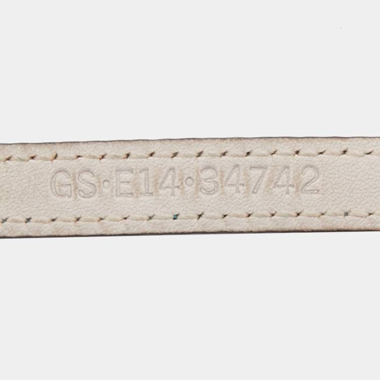 مملوكة مسبقًا Bvlgari Serpenti Forever Enamel Leather Gold Tone Wrap Bracelet