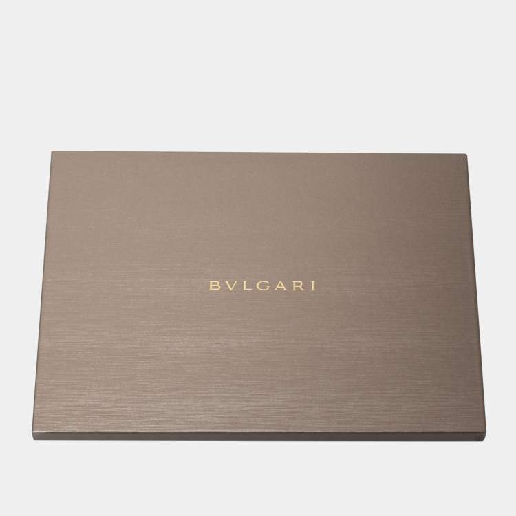 Pre Owned Bvlgari Blush Pink Logomania Silk Wool Stole
