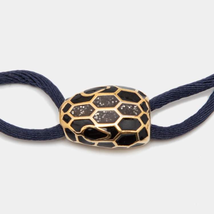 Serpenti Forever Leather Bracelet 293853 | Bulgari