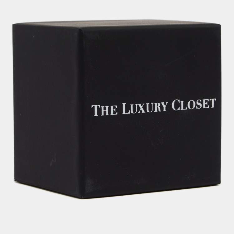 Pre Owned Bvlgari Brown Leather Gold Tone Double Wrap Bracelet