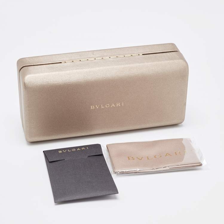 Pre Owned Bvlgari Brown Tortoise Gradient 8199-B Oversized Sunglasses