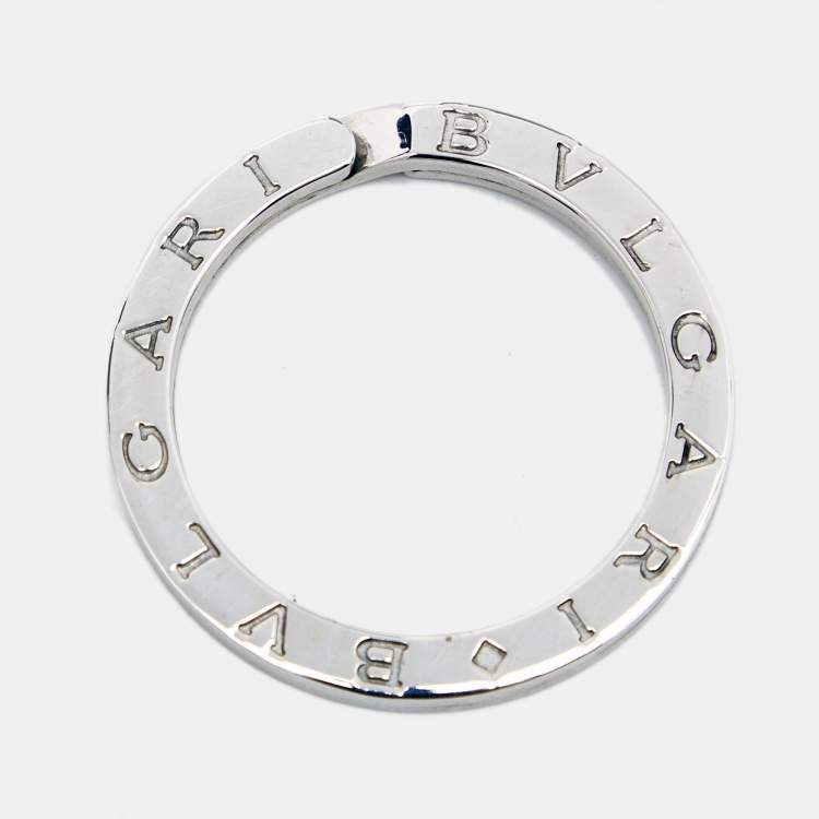 Pre Owned Bvlgari Bvlgari Sterling Silver Key Ring